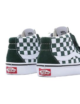 Zapatilla Baby Vans Sk8-Mid Reissue Verde