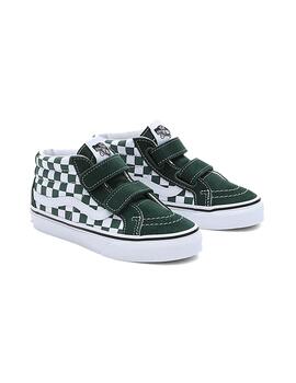 Zapatilla Baby Vans Sk8-Mid Reissue Verde