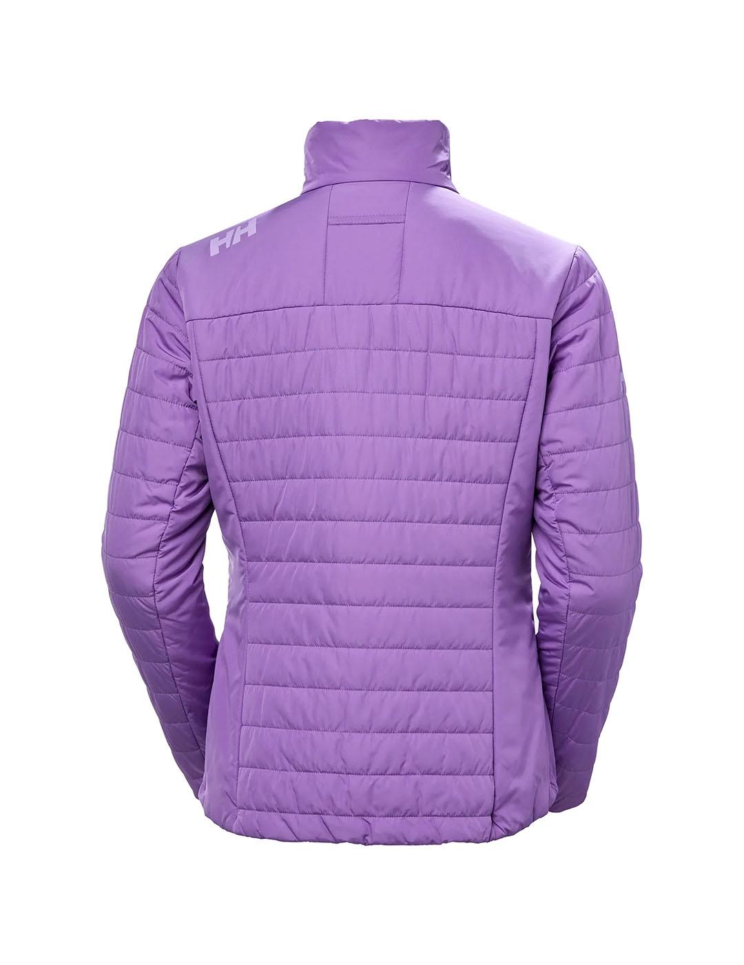 Chaqueta Helly Hansen Midlayer Crew Morado Mujer