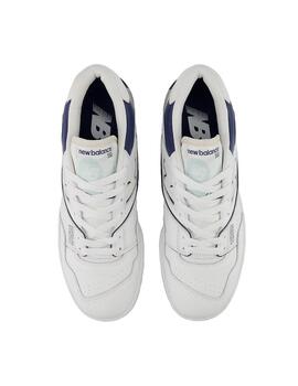 Zapatilla Mujer New Balance 550 Blanca Azul