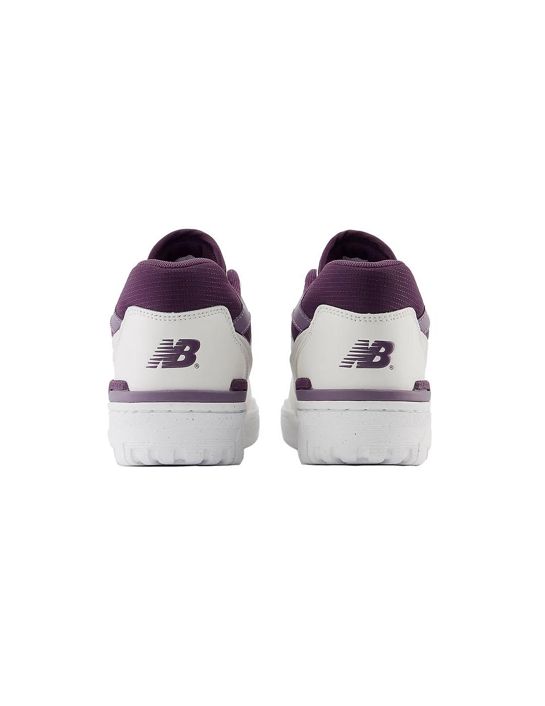 Zapatilla Mujer New Balance 550 Blanca Violeta