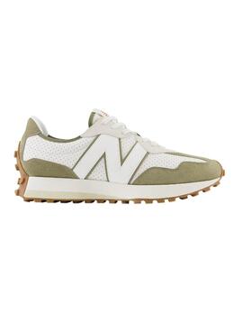 Zapatilla Hombre New Balance 327 Blanco Verde