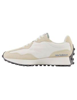 Zapatilla Mujer New Balance 327 Blanco Azul Beig