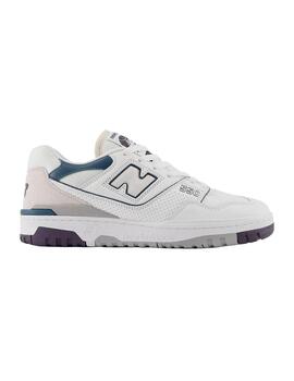 Zapatilla Mujer New Balance 550 Blanca Verde Beige