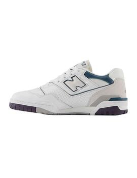 Zapatilla Mujer New Balance 550 Blanca Verde Beige