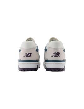 Zapatilla Mujer New Balance 550 Blanca Verde Beige