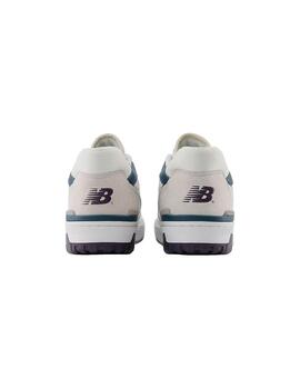 Zapatilla Mujer New Balance 550 Blanca Verde Beige