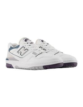 Zapatilla Mujer New Balance 550 Blanca Verde Beige