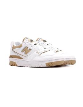 Zapatilla Mujer New Balance 550BT Blanca Marrón