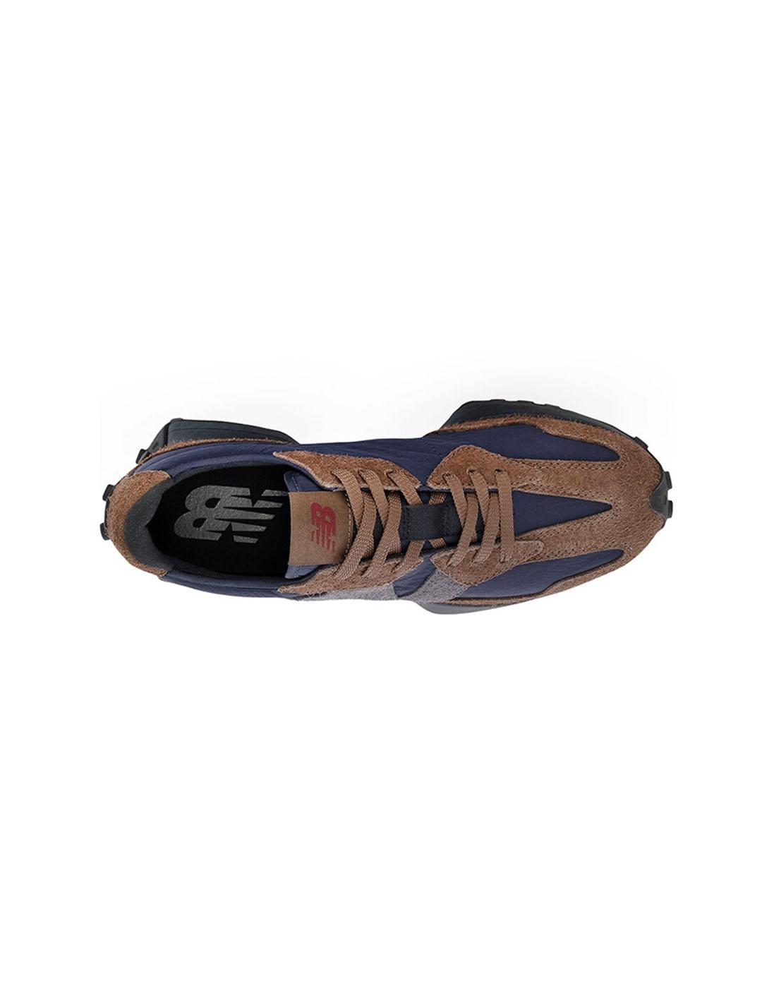 New balance azul y discount marron