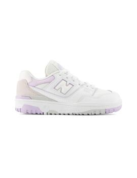 Zapatilla Niñ@ New Balance 550 Blanca Lila