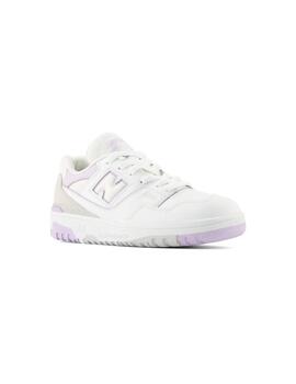 Zapatilla Niñ@ New Balance 550 Blanca Lila