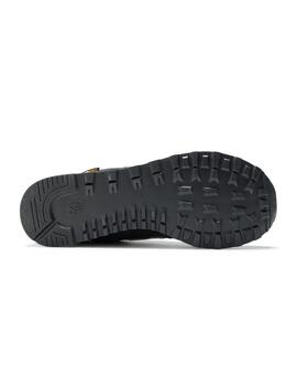 Zapatilla Hombre New Balance 574 Negra Verde