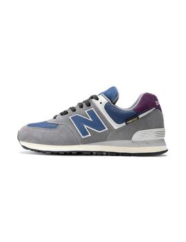 Zapatilla Hombre New Balance 574 Gris Azul