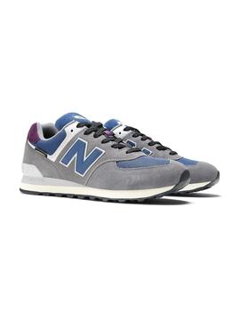 Zapatilla Hombre New Balance 574 Gris Azul