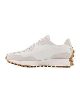 Zapatilla Mujer New Balance 327 Blanca Lila
