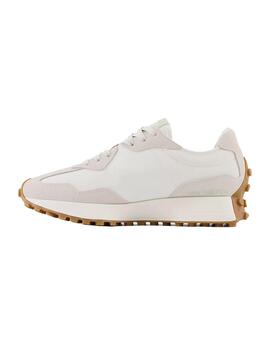 Zapatilla Mujer New Balance 327 Blanca Verde