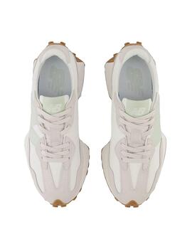 Zapatilla Mujer New Balance 327 Blanca Verde