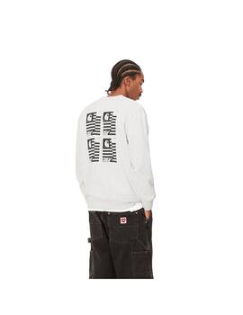 Sudadera Hombre Carhartt WIP Stamp State Gris