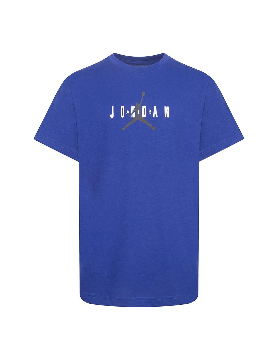 CAMISETA JORDAN MANGA CORTA JUNIOR AZUL