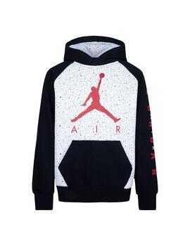 Sudadera Niño Jordan Jumpman Air Blanca Negra