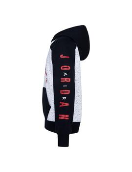 Sudadera Niño Jordan Jumpman Air Blanca Negra