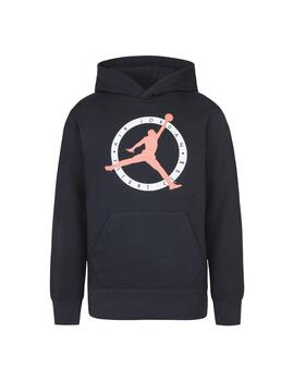 Sudadera Niño Jordan Flight Negra Naranja