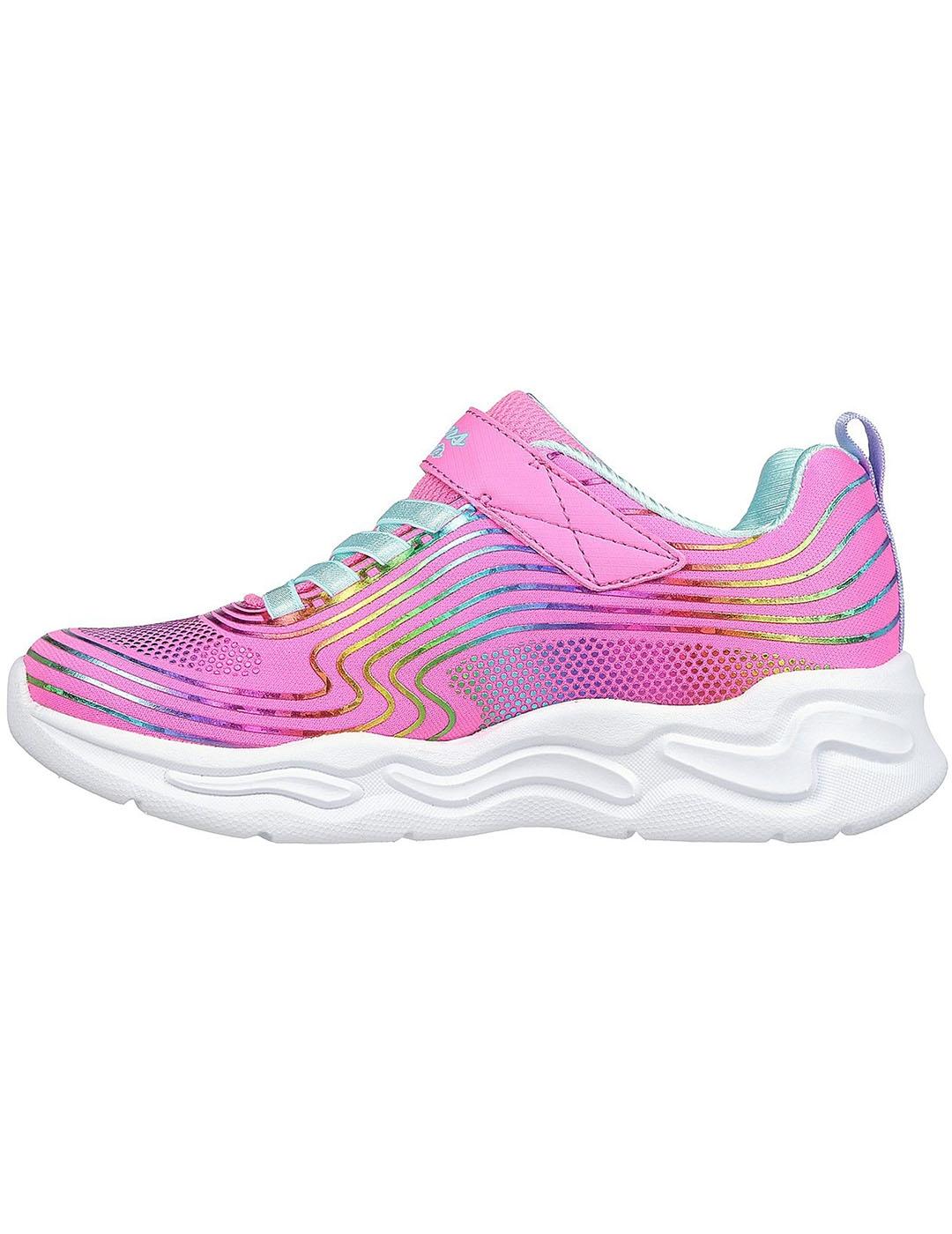 Zapatilla Niña Skechers Wavy Beams Multicolor