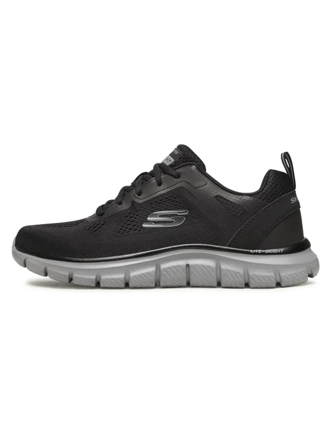 Zapatilla Hombre Skechers Track Gris Oscuro