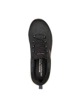 Zapatilla Mujer Skechers Summits Negro/Dorado