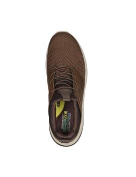 Zapatilla Hombre Skechers Delson 3.0 Marrón