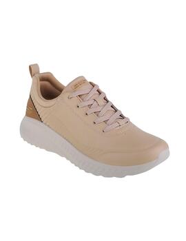 Zapatilla Mujer Skechers Bobs Squad Chaos Beige