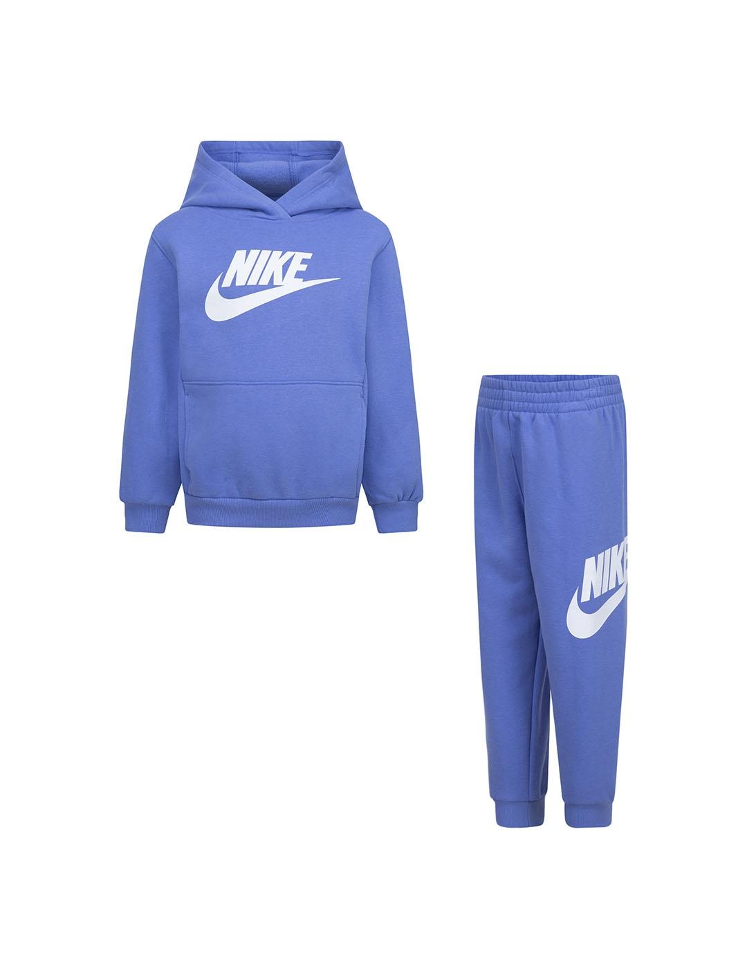 Chándal Niño Nike Fleece Set Azul Polar