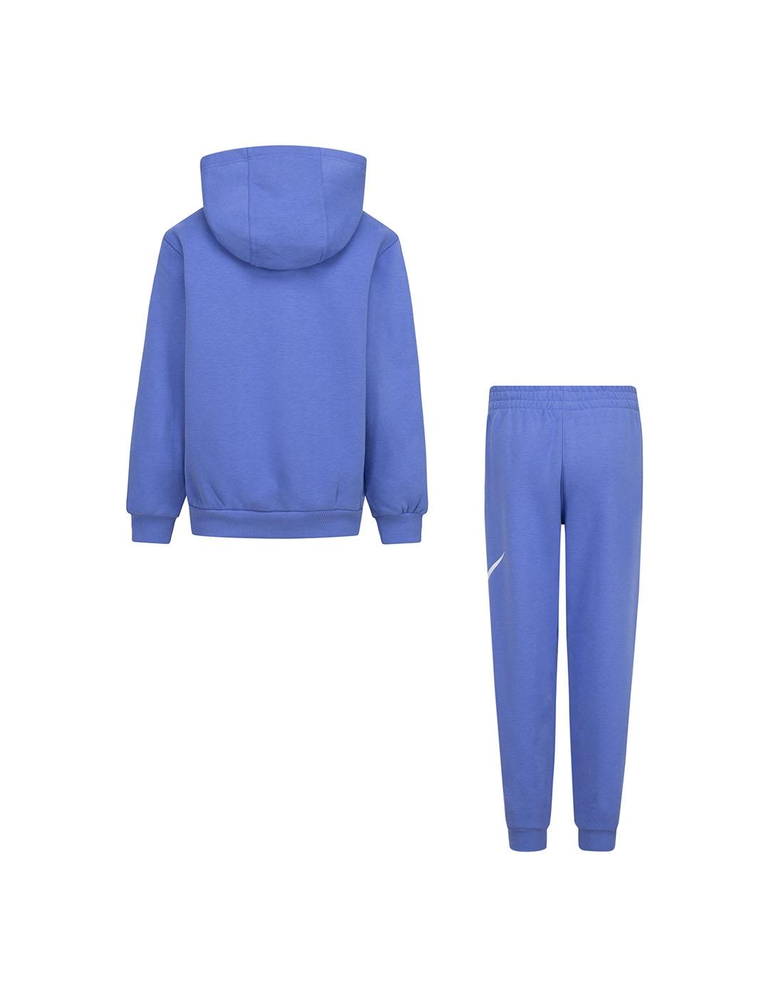 Chándal Niño Nike Fleece Set Azul Polar