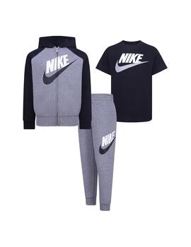 Chandál Niño Nike Box Set 3 Piece Gris