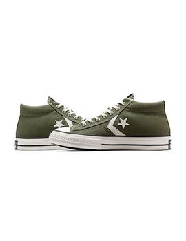 Zapatilla Hombre Converse Star Player 76 Mid Verde