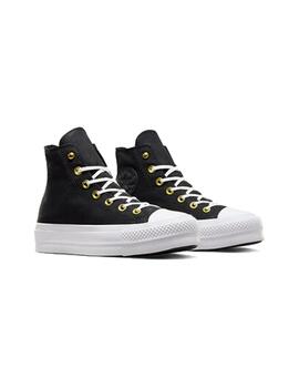 Zapatilla Converse Mujer Plataforma Tachuelas Negr