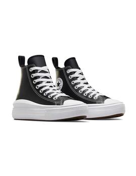 Zapatilla Junior Converse Move Piel Negra