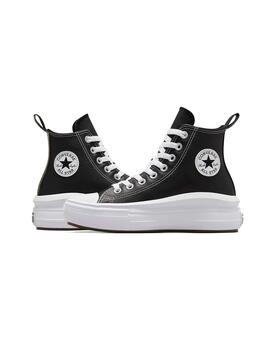 Zapatilla Junior Converse Move Piel Negra