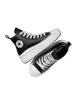 Zapatilla Junior Converse Move Piel Negra