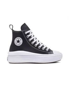 Zapatilla Niña Converse Move Hi Piel Negra