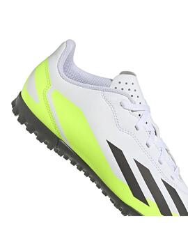 Zapatilla Niño adidas x Crazyfast .4 TF Blanco Verde