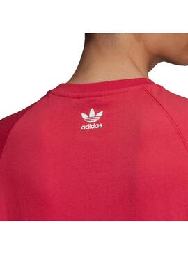 Camiseta Hombre adidas Big Trefoil Out Rosa