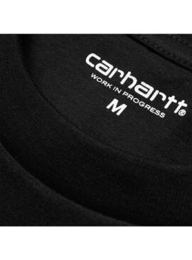 Camiseta Hombre Carhartt WIP Pocket Negra