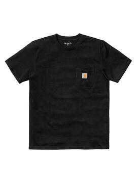 Camiseta Hombre Carhartt WIP Pocket Negra