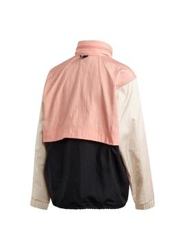 Chaqueta Mujer adidas Lino Rosa Negra