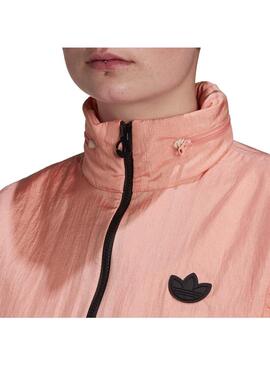 Chaqueta Mujer adidas Lino Rosa Negra
