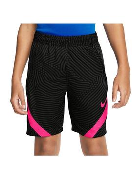 Pantalón C. Niño Nike Dry Strike Negro/Fucsia