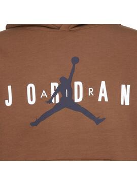 Sudadera Niño Jordan Pull Over Marron