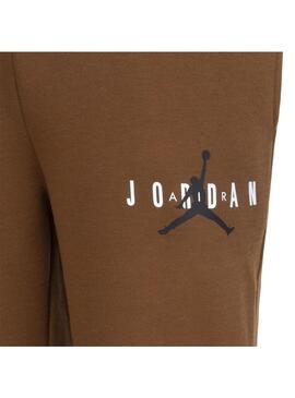 Pantalon Niño Jordan F7 Marron